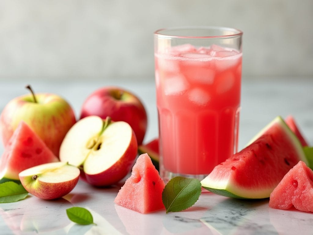 How To Make Refreshing Apple Watermelon Juice