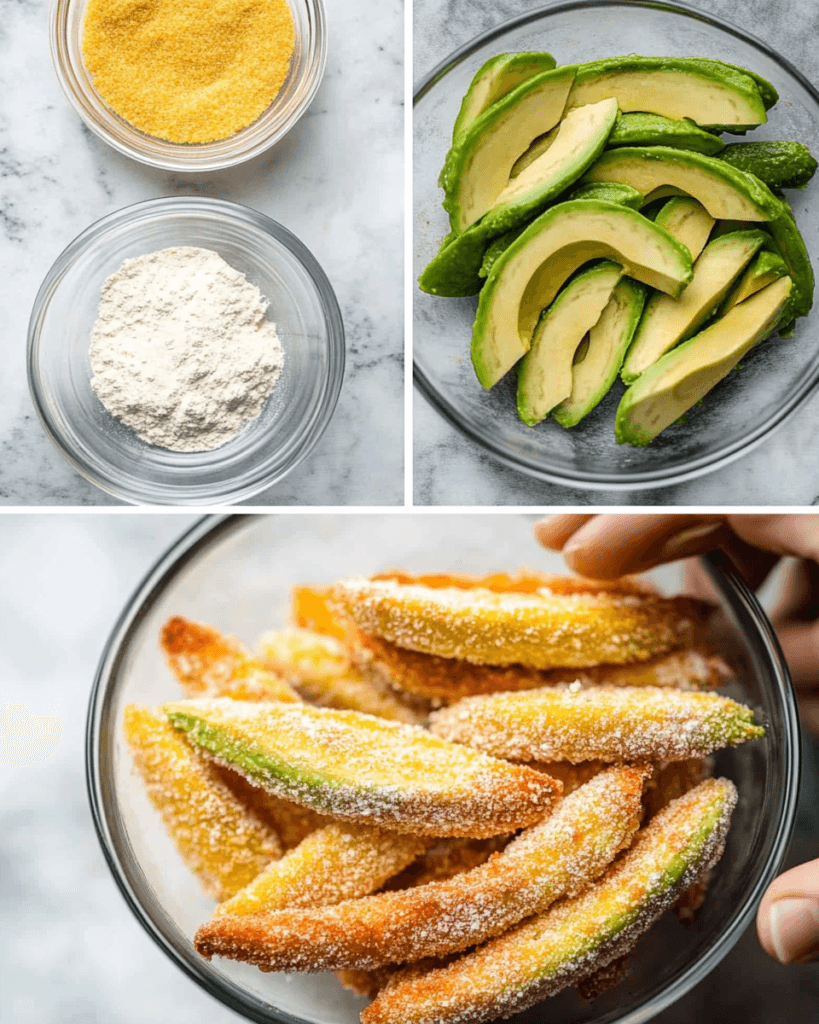 Baked Avocado Fries Recipe Ingredients